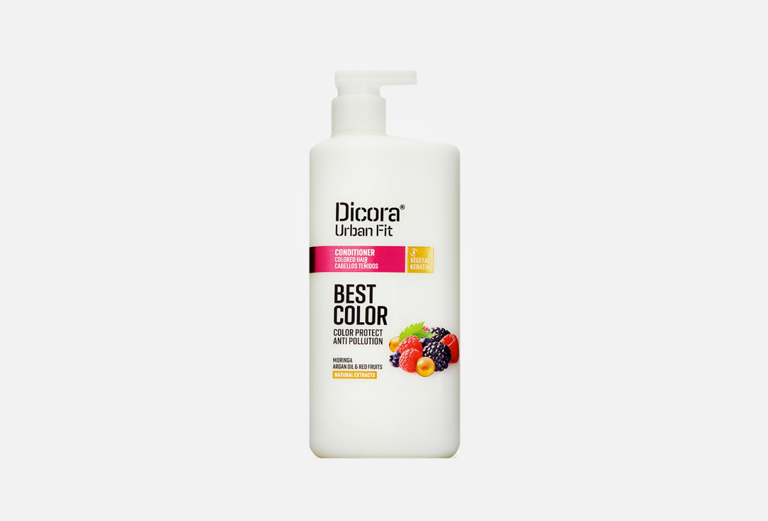 Кондиционер для окрашенных волос с дозатором DICORA Best Color 800 мл шампунь для окрашенных волос dicora best color 400 мл