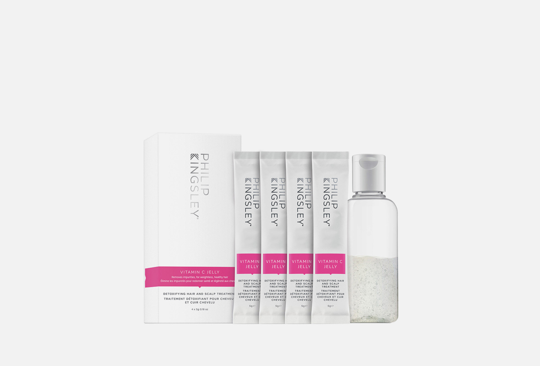 

Средство антиоксидант для очищения и придания блеска волосам на основе витамина С PHILIP KINGSLEY, VITAMIN C 4 шт