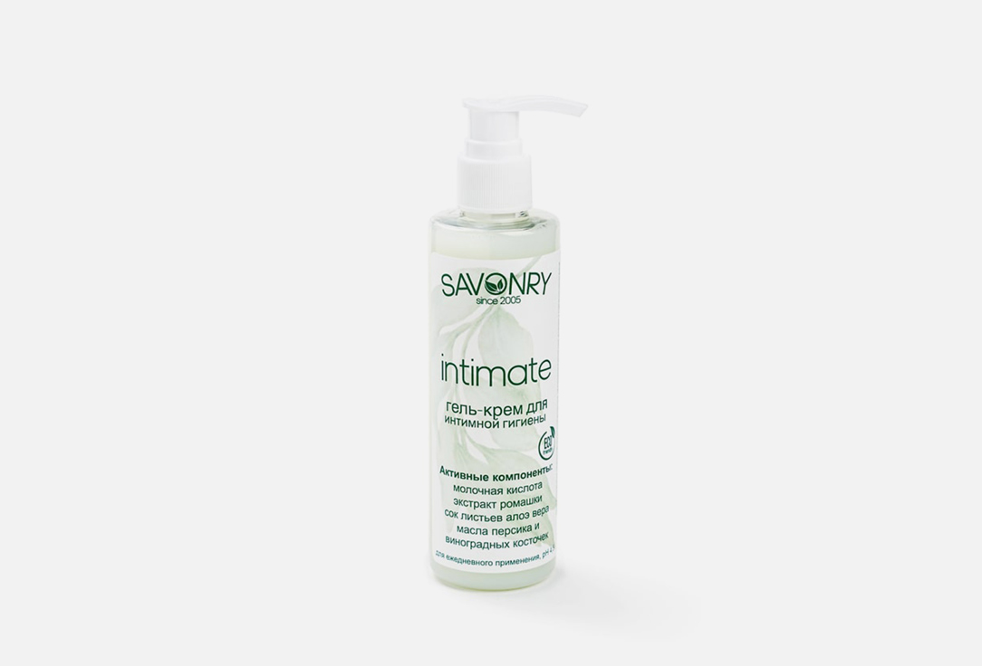 Крем-гель для интимной гигиены SAVONRY Cream-gel for intimate hygiene 200 мл