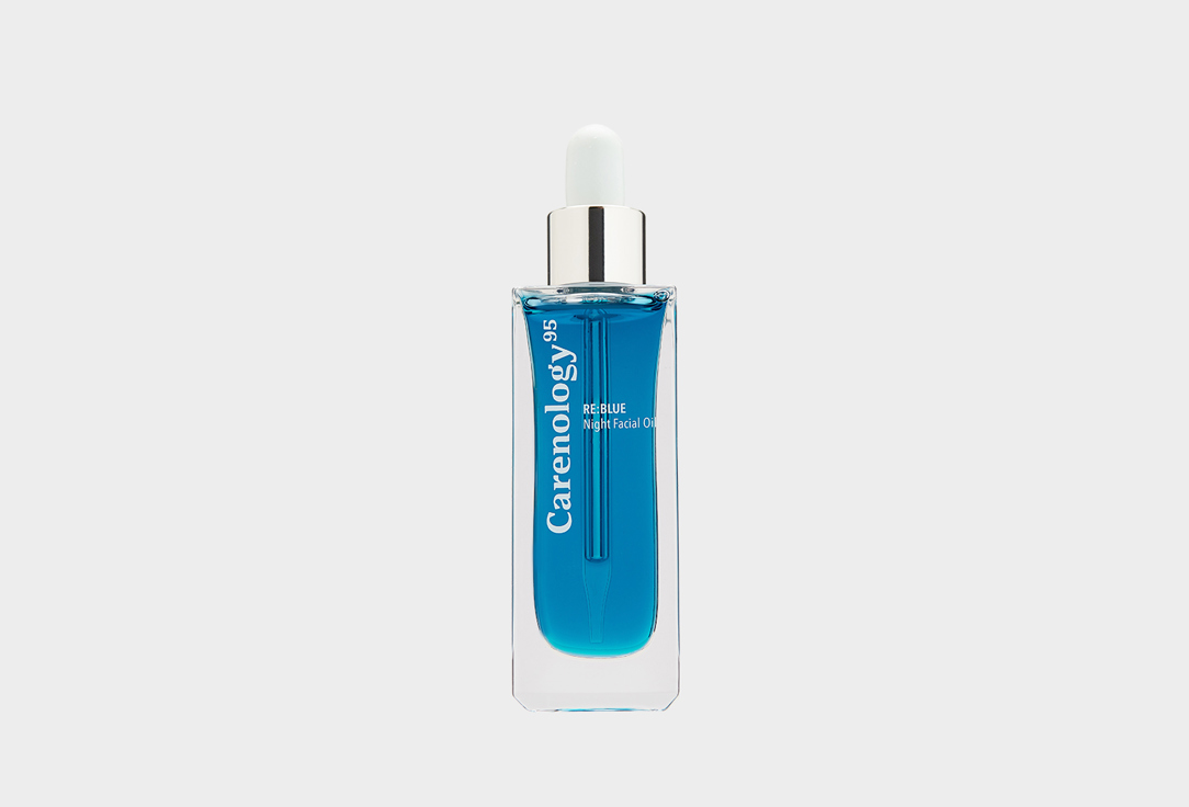 Восстанавливающее ночное масло для лица с голубой пижмой Carenology95 RE:BLUE Night Facial Oil 