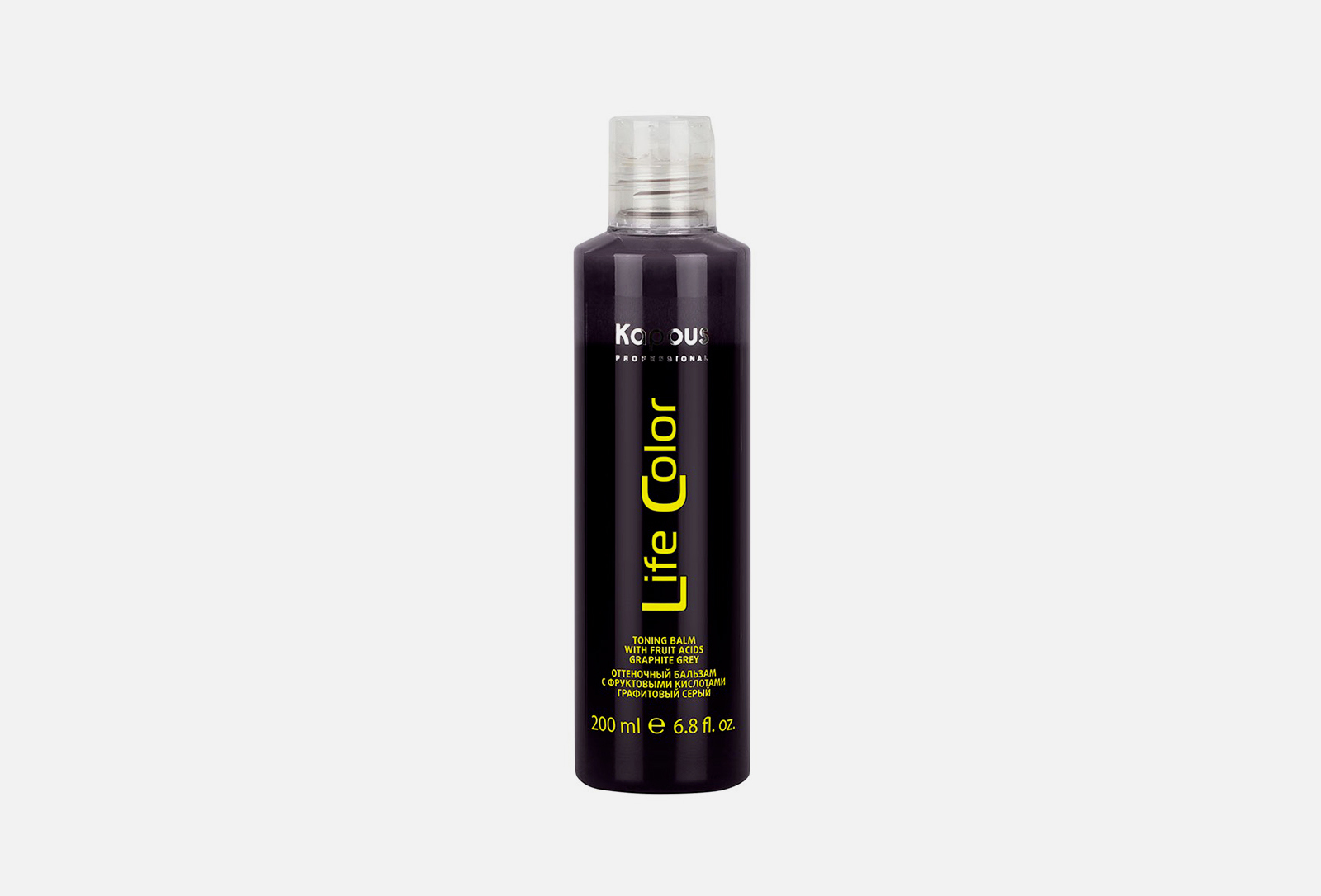 Kapous Оттеночный бальзам для волос, Графитовый серый Toning Balm Life ...