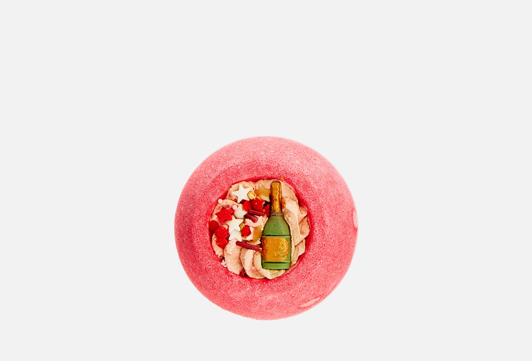 декоративная добавка 8 цвет пьяная вишня Бомбочка для ванны BOOM SHOP COSMETICS Пьяная вишня 150 г