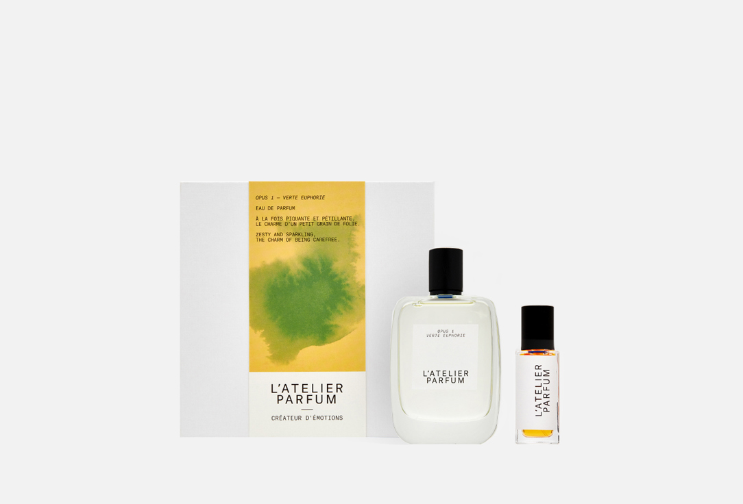 Подарочный парфюмерный набор L'atelier parfum VERTE EUPHORIE + EXQUISE TENTATION 