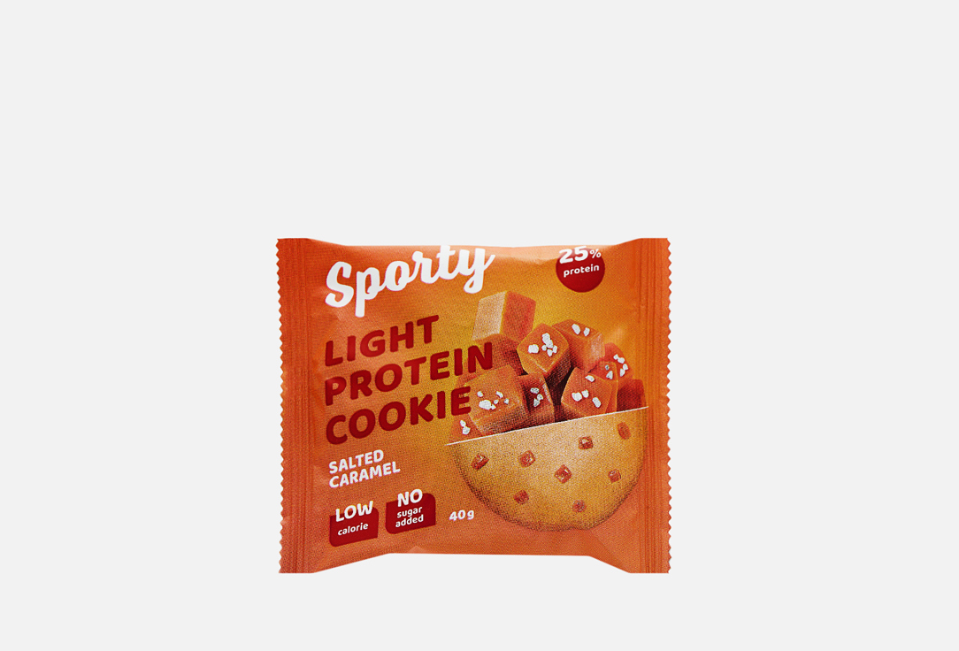 

Печенье обогащенное белком Солёная карамель SPORTY, Protein Light 1 шт