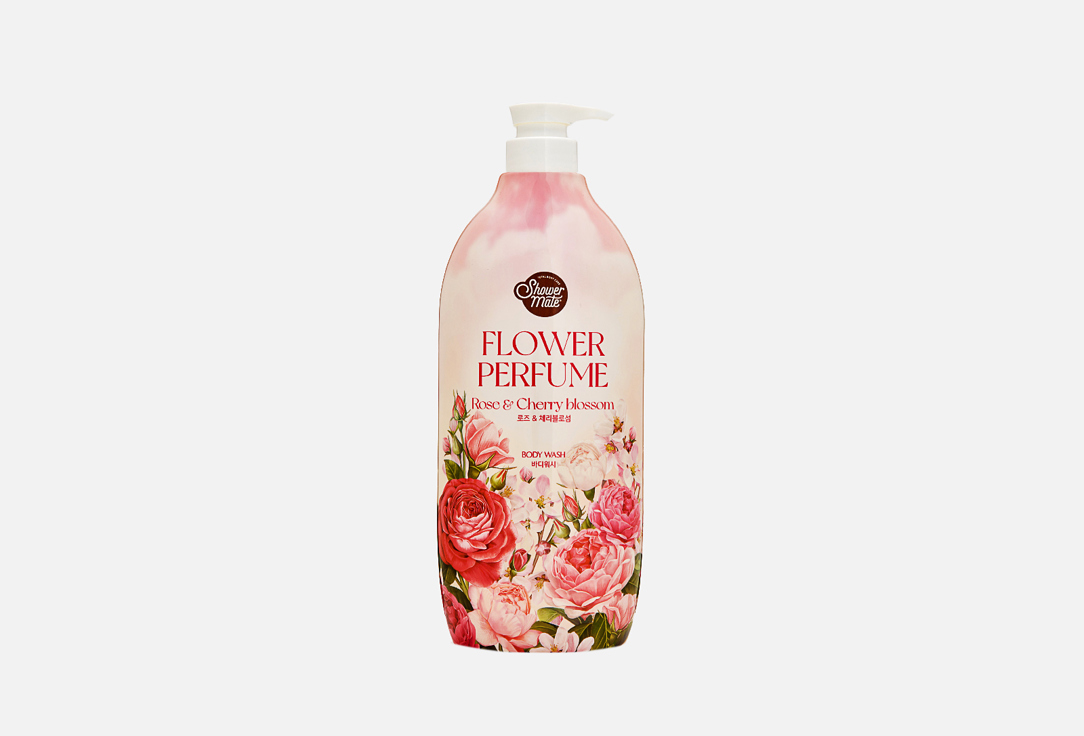 Гель для душа KERASYS Flower Perfume Pink Flower Body Wash 900 мл гель для душа shower mate роза 900мл х 2шт