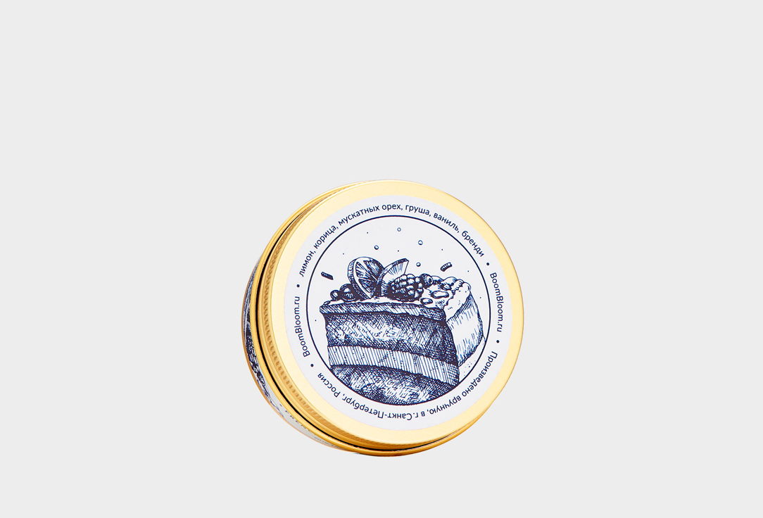 Изображение товара Соевая ароматическая свеча BoomBloom French brandy cake 90 г