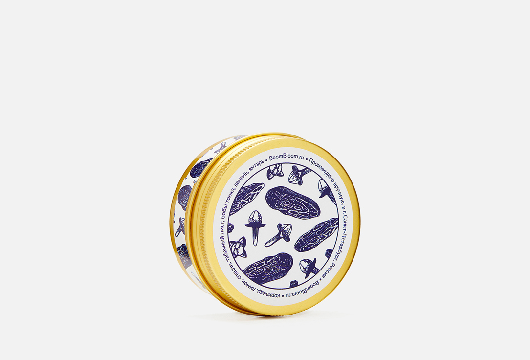 

Свеча соевая ароматическая BOOMBLOOM, Белый, Amazonian dipteryx 90 г