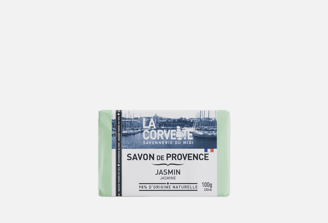 

Прованское туалетное мыло LA CORVETTE, Savon de Provence JASMIN 100 г