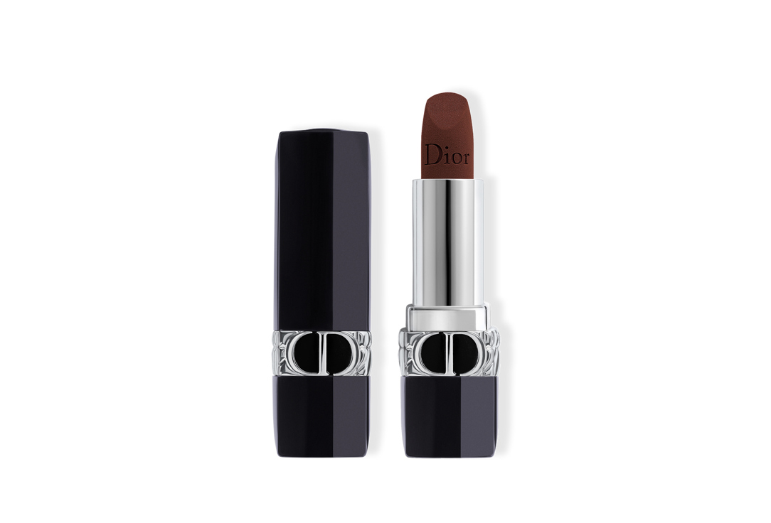 Помада для губ с вельветовым финишем Dior Rouge Dior Velvet Lipstick 400 Естественный силуэт