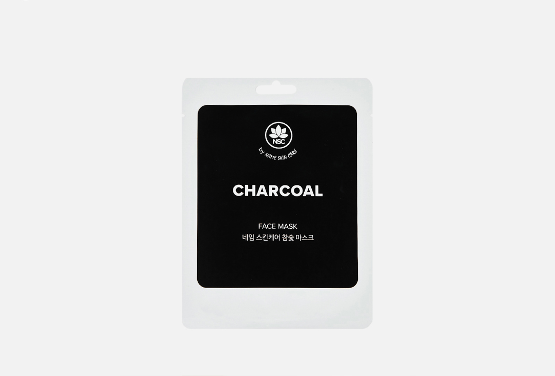 Изображение товара Тканевая маска для лица с Древесным углем Name Skin Care Sheet Face Mask CHARCOAL