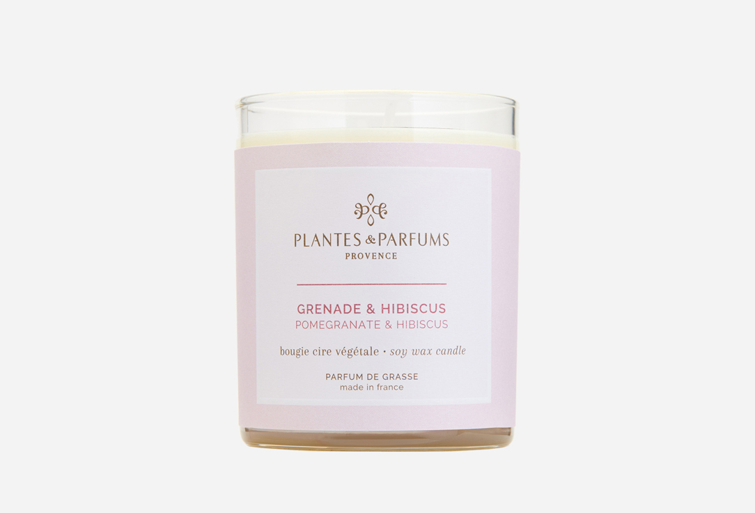 Аромасвеча  Plantes et Parfums de Provence  Pomegranate & Hibiscus 
