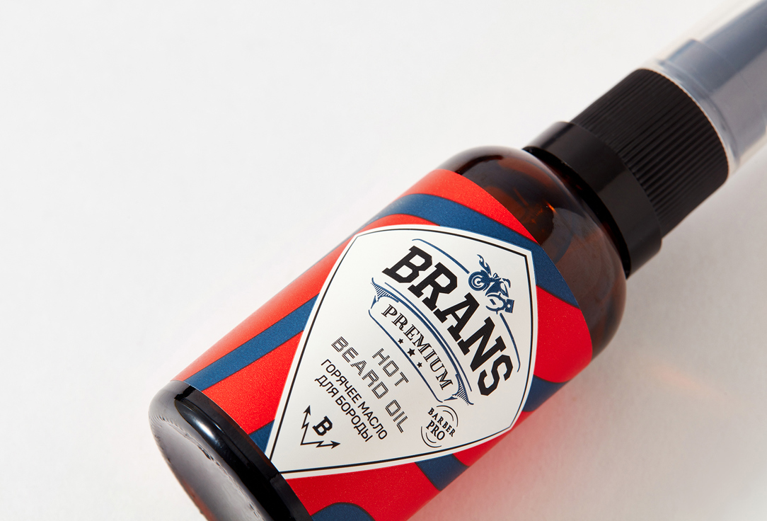 Горячее масло для бороды Brans Premium Hot oil 