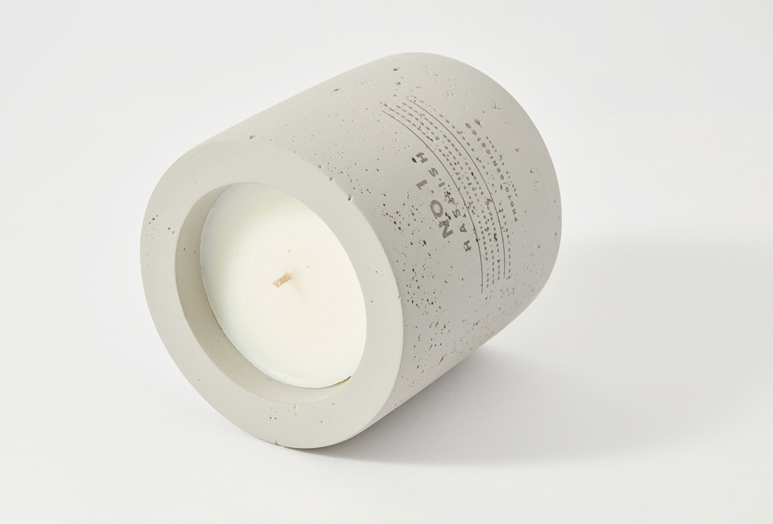Свеча в керамической вазе PHOTO/GENICS + CO No.1 Hashish Concrete Candle 