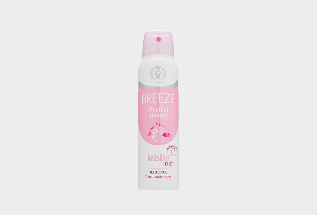 

Дезодорант aэрозоль BREEZE, DEO SPRAY PERFECT BEAUTY NO-ALCOHOL 150 мл