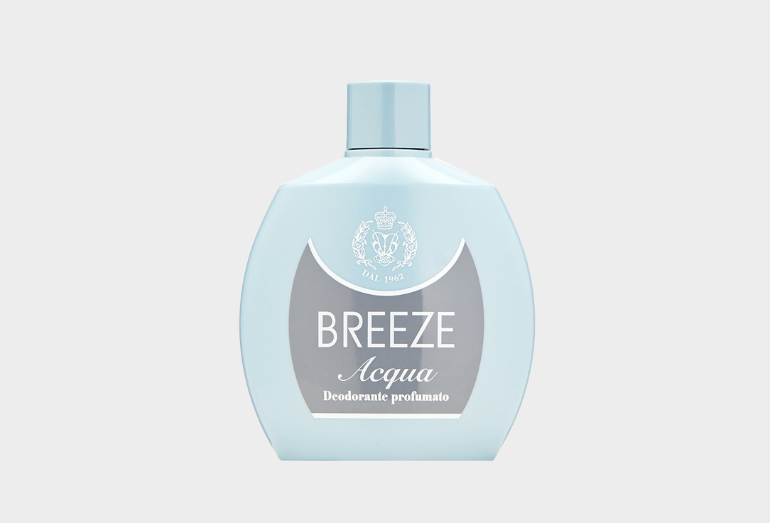 Дезодорант парфюмированный BREEZE DEODORANT SQUEEZE ACQUA 100 мл дезодорант парфюмированный breeze deodorant squeeze neutro 100 мл
