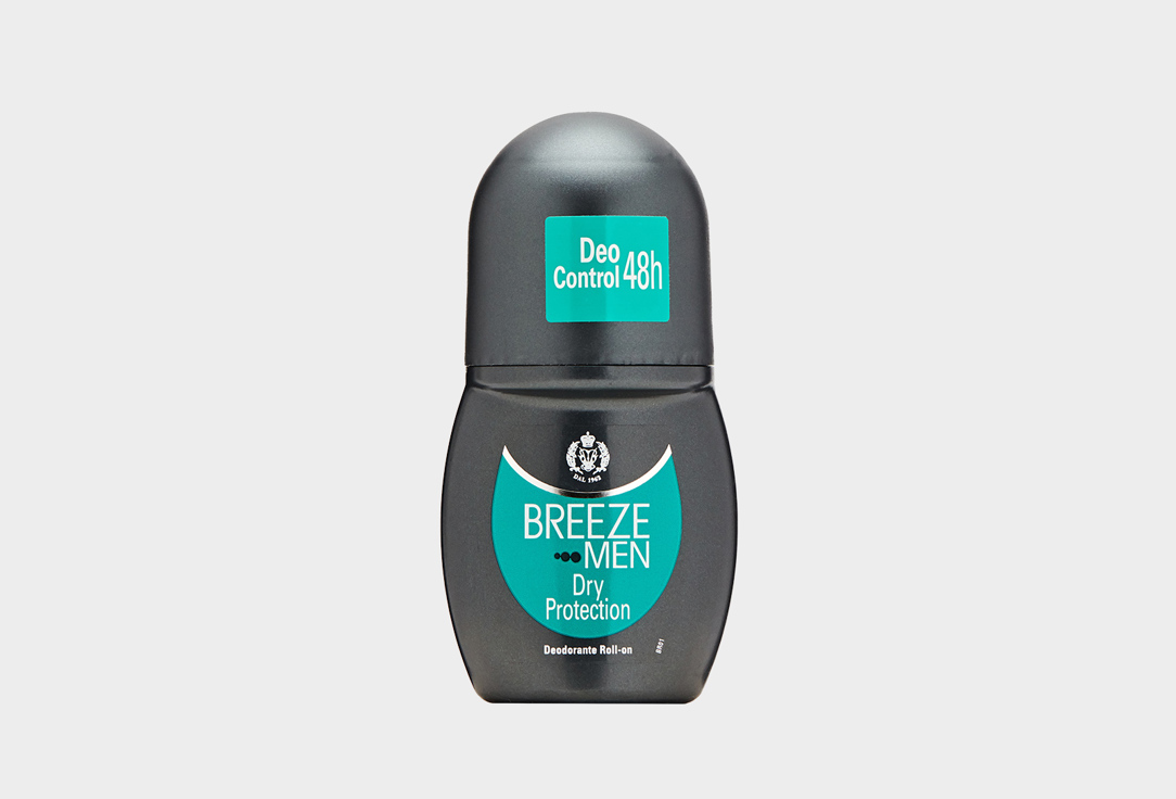 breeze дезодорант breeze dry protection 50мл 1 шт Дезодорант роликовый для тела BREEZE ROLL-ON DRY PROTECTION 50 мл