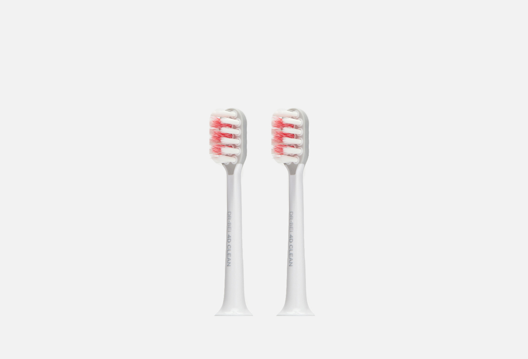 Насадка для электрической зубной щетки, розовая DR.BEI 4D Clean Розовый