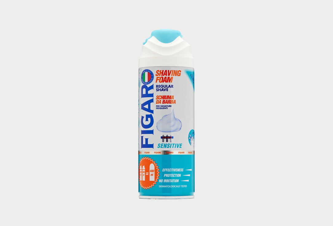

Пена для бритья для чувствительной кожи FIGARO, SHAVING FOAM SENSITIVE 400 мл