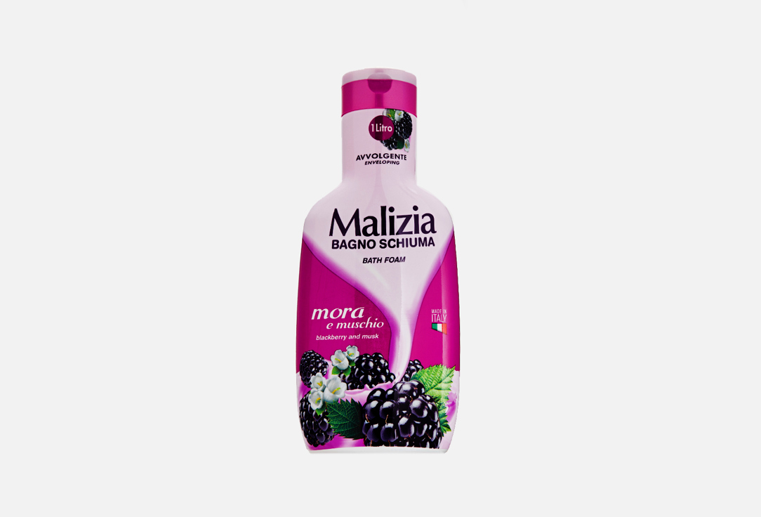 Пена для ванны MALIZIA MUSK BLACKBERRY 1 л пена для ванн malizia blackberry