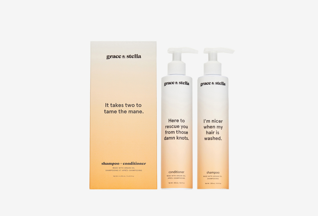 

Косметический набор для волос GRACE&STELLA, Shampoo + Conditioner 1 шт