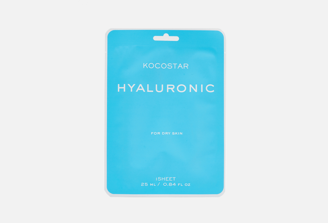 Увлажняющая тканевая маска для лица KOCOSTAR HYALURONIC  1 шт