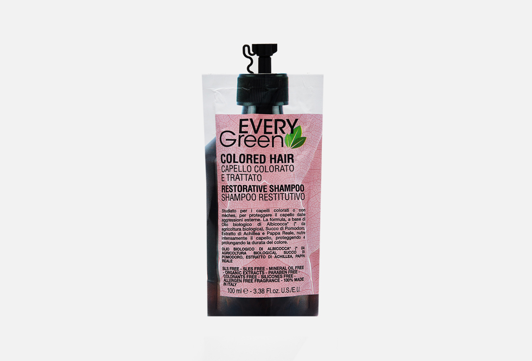 Изображение товара шампунь для окрашенных волос DIKSON EveryGreen Colored hair Shampoo Travel Pack