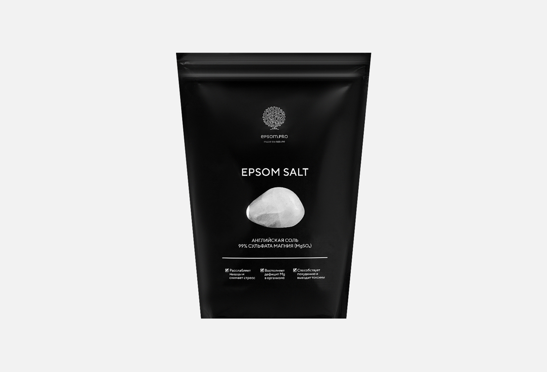 Изображение товара Английская соль для ванны Epsom.pro натуральный магний без ароматизаторов 2.5 кг