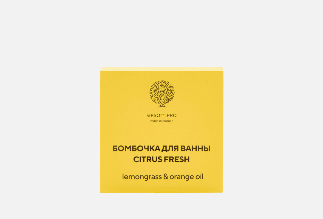 

Бомбочка для ванны EPSOM.PRO, CITRUS FRESH 150 г