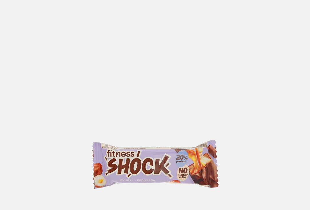 

Батончик FITNESSHOCK, Hazelnut caramel 1 шт