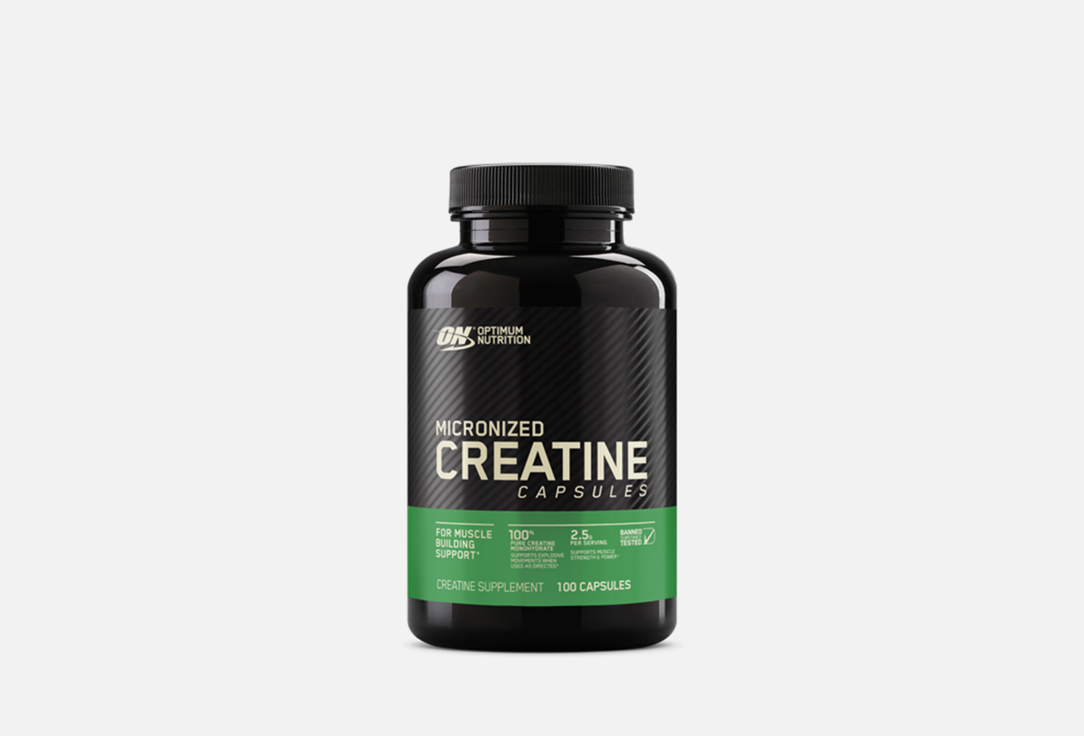 Изображение товара Optimum Nutrition Micronized Creatine 2500мг креатина в капсулах для спортсменов