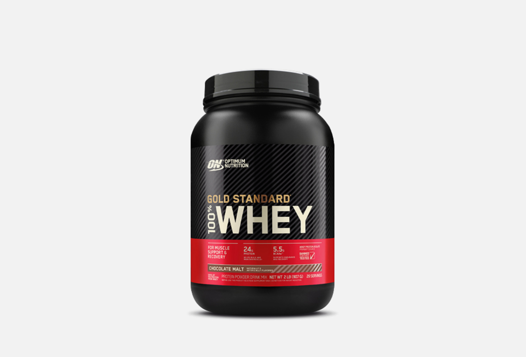 100% WHEY GOLD STANDARD Шоколадный Солод 907 г
