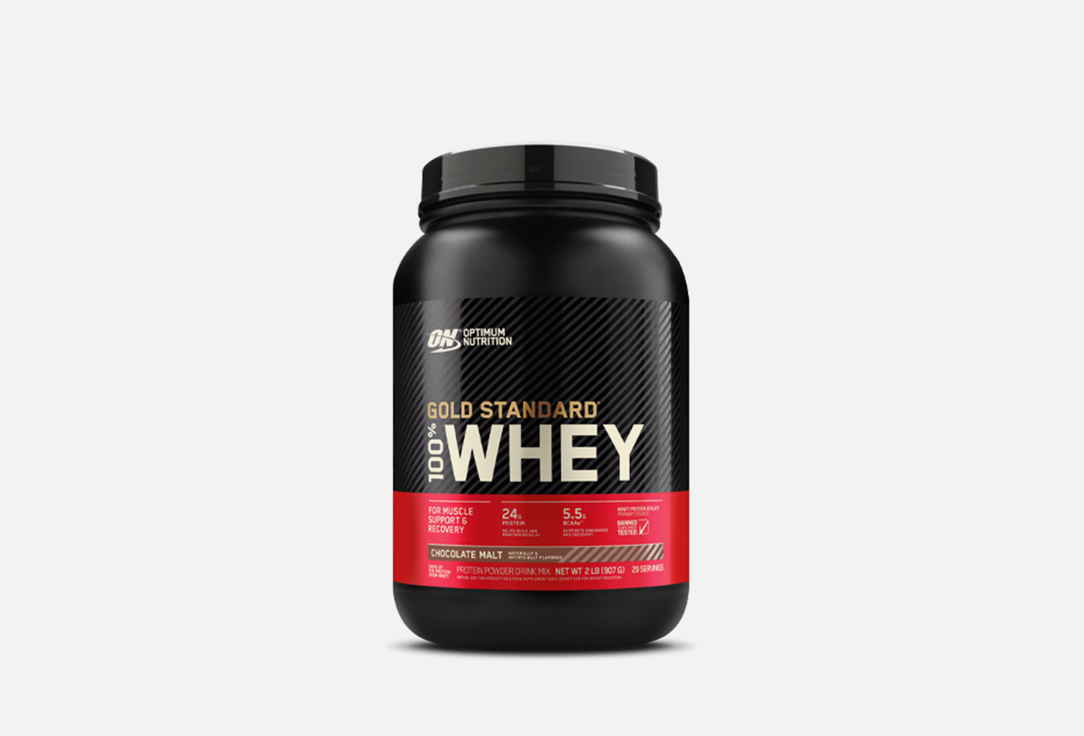 Протеин Optimum Nutrition 100% WHEY GOLD STANDARD Шоколадный Солод 