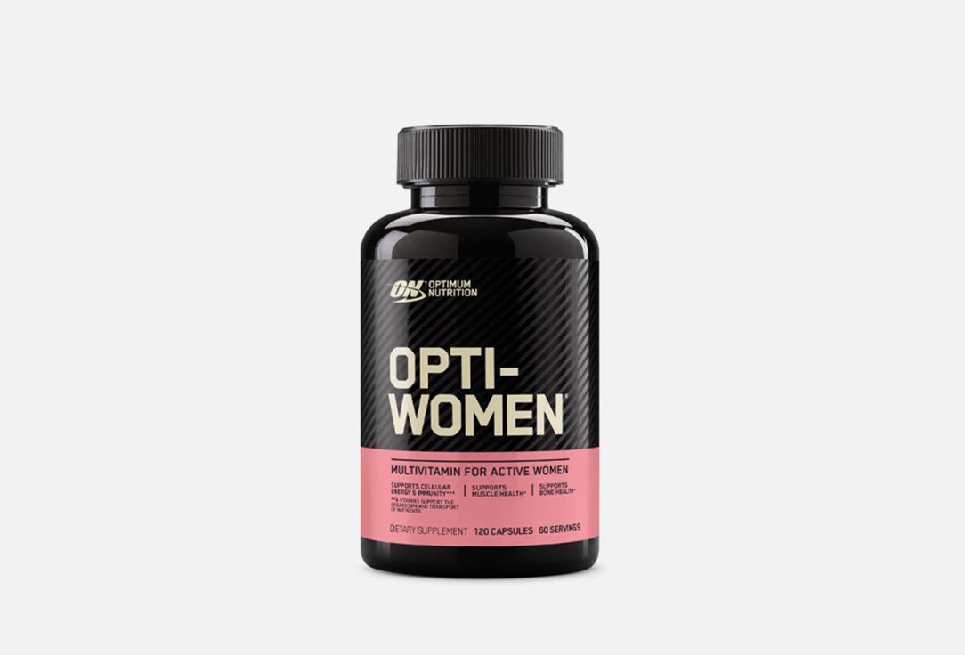 Витаминный комплекс OPTIMUM NUTRITION OPTI-WOMEN 120 шт veglife vital teen витаминный комплекс для девочек 60 вегетарианских капсул