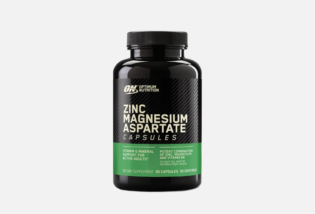 Постренеровочный комплекс OPTIMUM NUTRITION ZMA, магний, цинк и витамин В6 в капсулах 90 шт