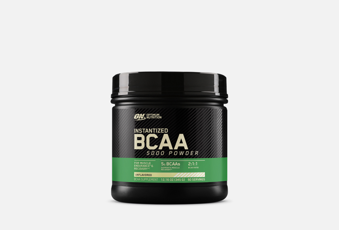 Комплекс аминокислот OPTIMUM NUTRITION Instantized BCAA 5000 Powder Unflavored 345 г be first bcaa 8 1 1 instantized powder 250 гр ананас