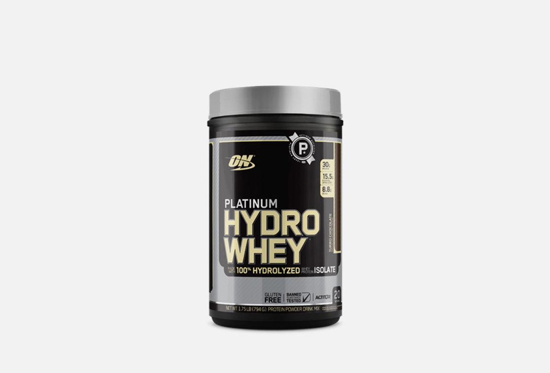 Изображение товара Протеин Optimum Nutrition Platinum Hydrowhey Turbo Chocolate 794 г