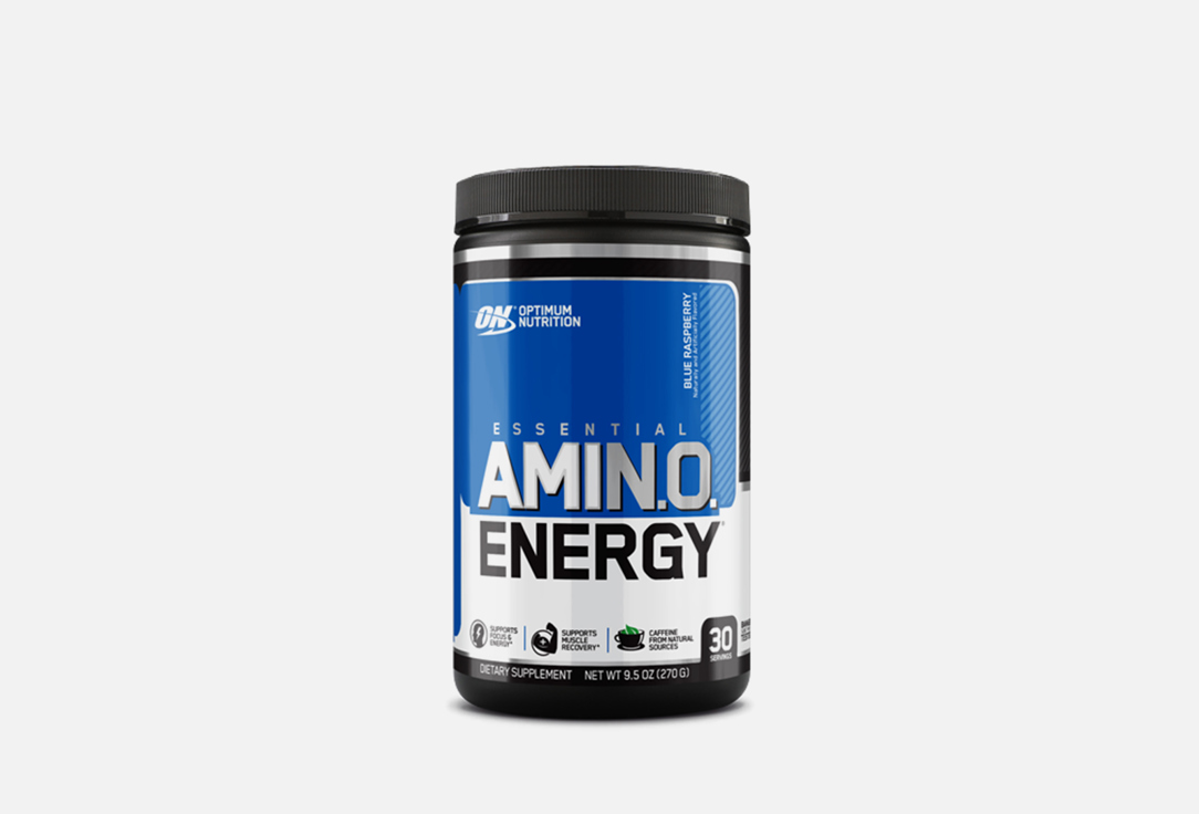 Комплекс аминокислот OPTIMUM NUTRITION Essential Amino Energy Blue Raspberry 270 г комплекс аминокислот в таблетках optimum nutrition super amino 2222 160 шт