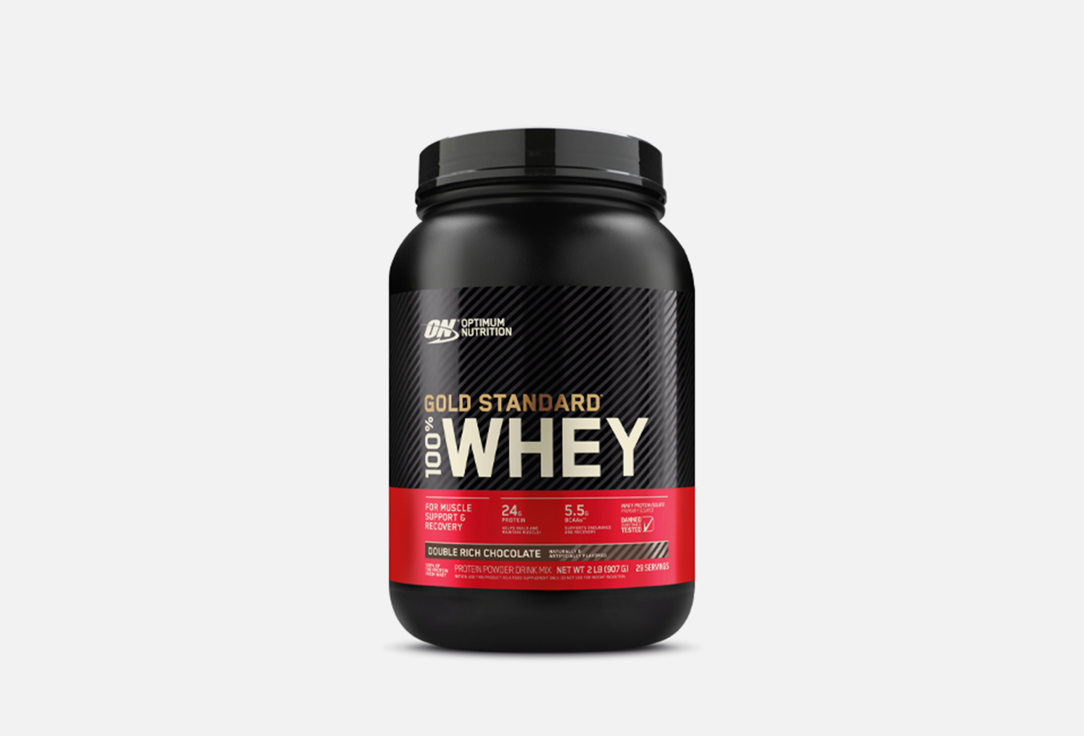 Протеин OPTIMUM NUTRITION GOLD STANDARD Двойной Богатый Шоколад 907 г