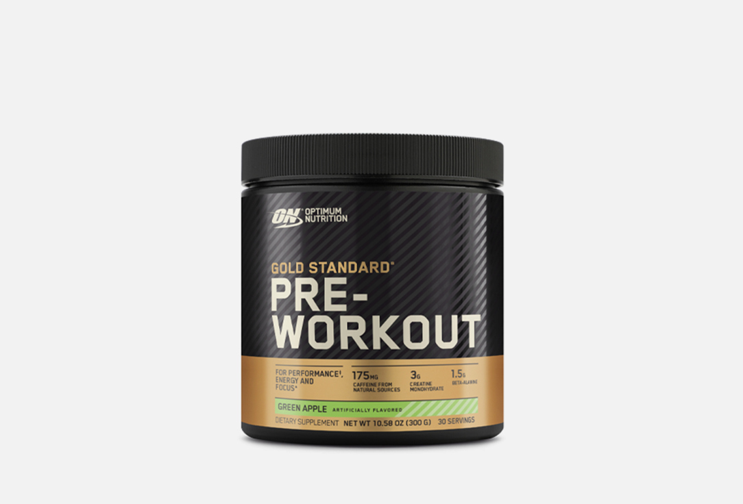 GOLD STANDARD PRE-WORKOUT Green Apple 300 г