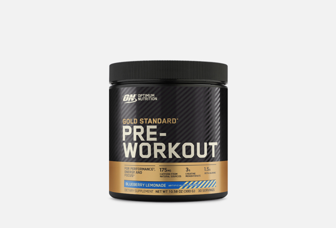 

Предтренировочный комплекс OPTIMUM NUTRITION, GOLD STANDARD PRE-WORKOUT Blueberry Lemonade 300 г