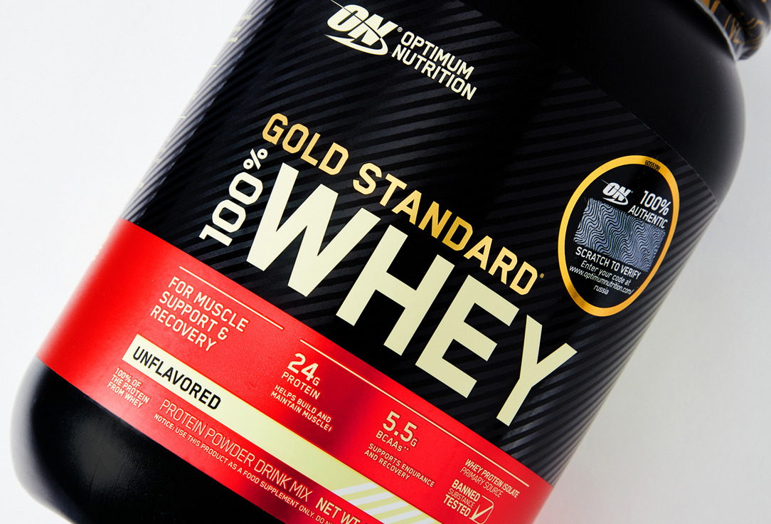 Протеин Optimum Nutrition Gold Standard 100% Whey Unflavored  