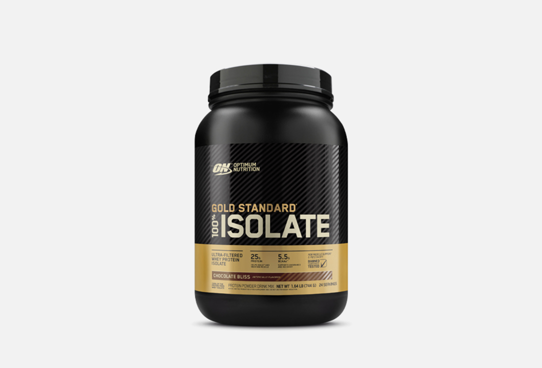 Изолят сывороточного протеина Optimum Nutrition Gold Standard 100% Isolate Шоколадное Блаженство 