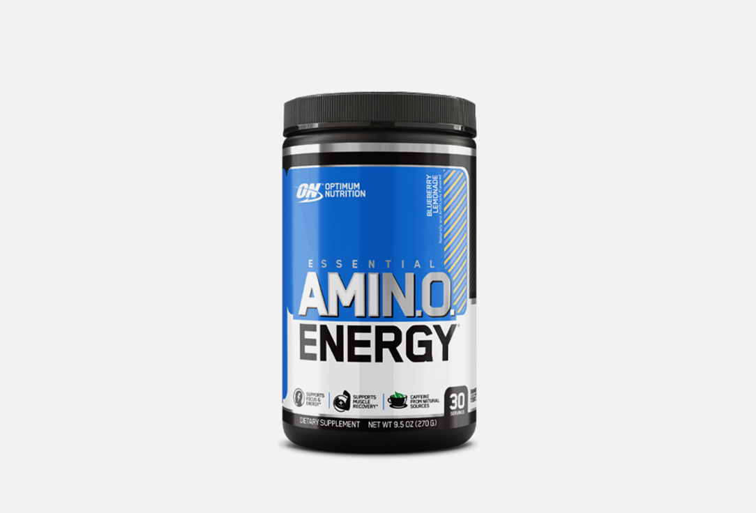 цена Комплекс аминокислот OPTIMUM NUTRITION Essential Amino Energy Blueberry Lemonade 270 г