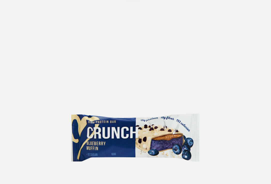 батончик crunch bar с арахисовой пастой 40 г Четырёхслойный протеиновый батончик BOOTYBAR Crunch Bar Черничный маффин 1 шт