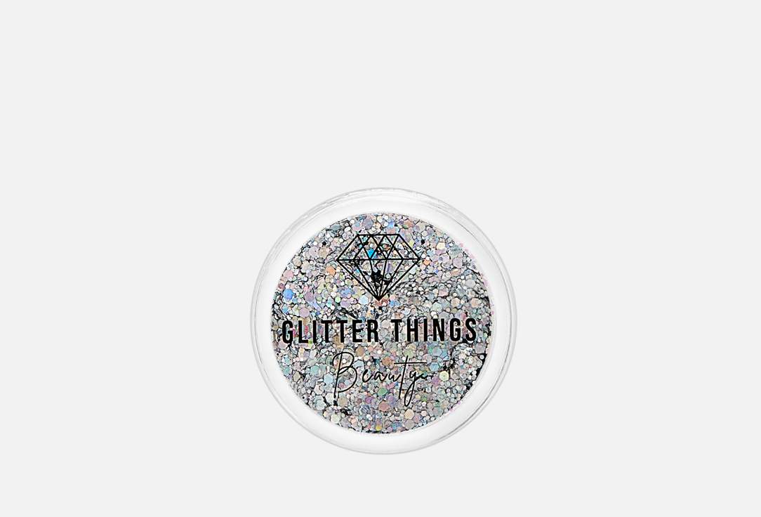 Гель-Блестки для лица и тела Glitter Things Beauty Holographic dance Голографический танец,