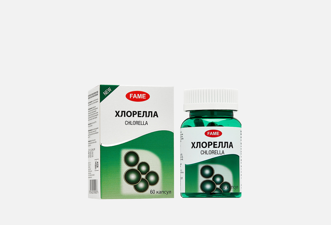 Биологически активная добавка FAME Chlorella 60 шт масло облепиховое алтай 0 5 n60 капс