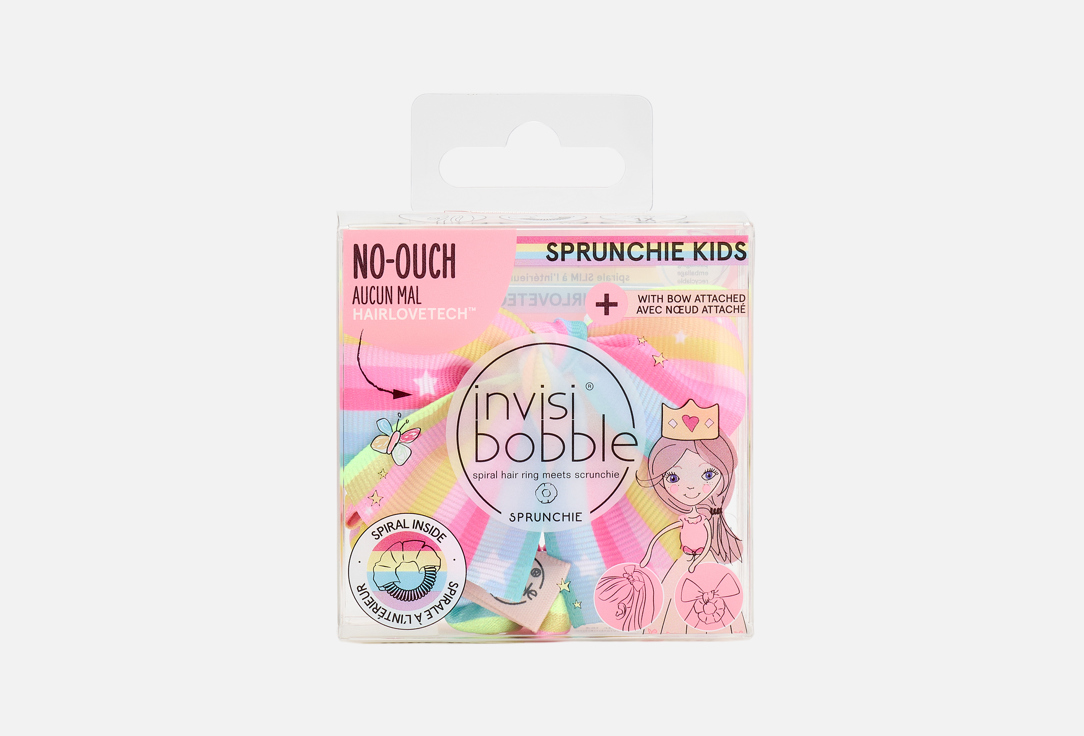 Изображение товара Резинка-браслет для волос invisibobble KIDS SPRUNCHIE SLIM Rainbow для девочек