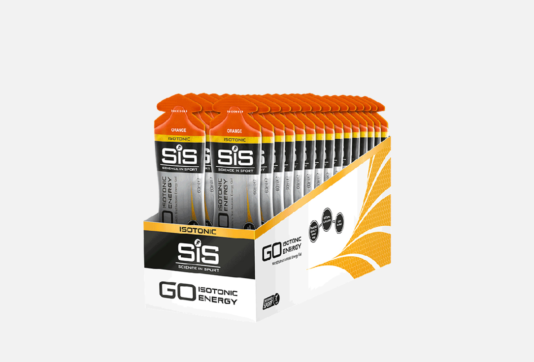 Изотонический гель углеводный (набор 30шт) Science in Sport Go Isotonic Energy Gels orange  