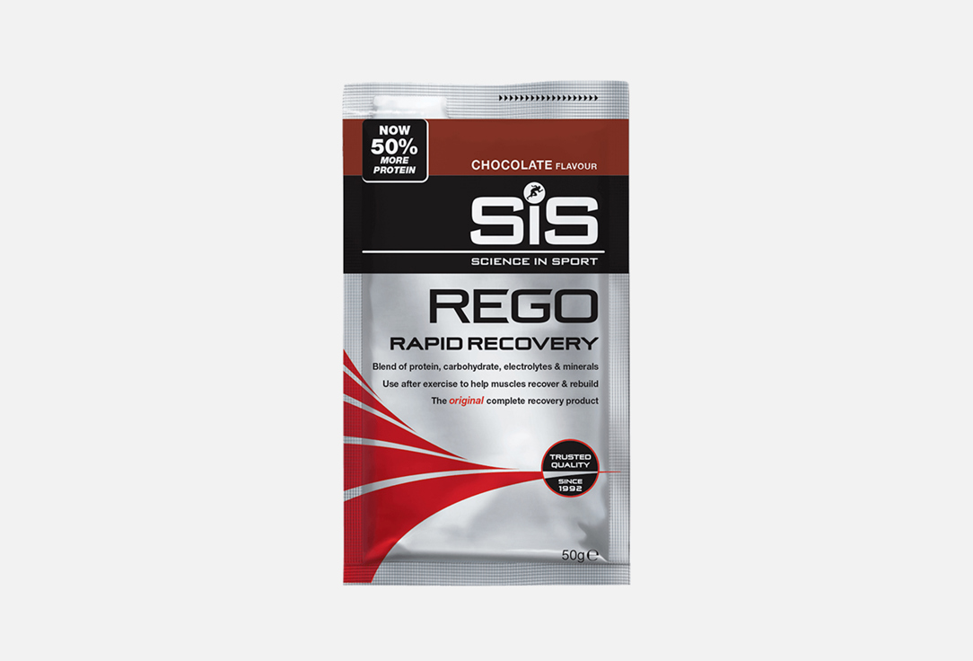 Напиток белково-углеводный для восстановления SCIENCE IN SPORT REGO Rapid Recovery chocolate 50 г