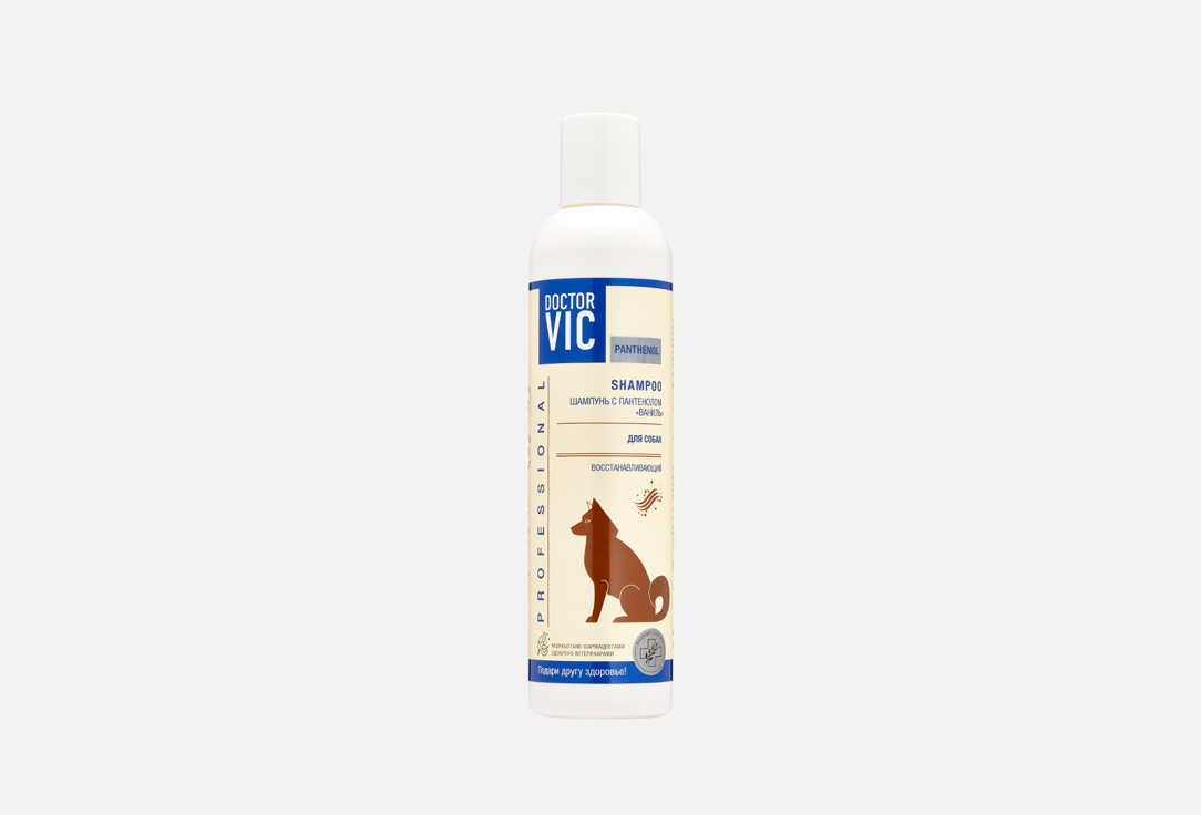 Шампунь с пантенолом для собак Doctor VIC Vanilla 